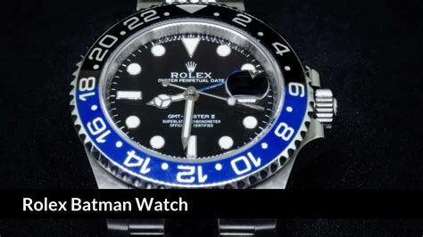 men batman rolex|Rolex Batman price chart.